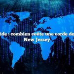 Réponse rapide : combien coûte une corde de bois dans le New Jersey